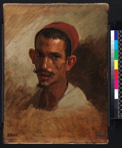 Tanulmány egy fiatal arab fejének, 1860-1862 alkotó: Isidore Pils