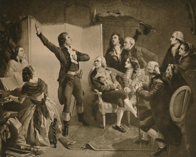 A Marseillaise első éneke, 1895. alkotó: Isidore Pils
