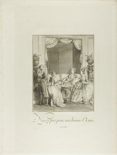 Ne félj, barátom, a Monument du Costume Physique et Moral de la fin du Dix-huitième siècle-ból alkotó: Isidore Stanislas Helman