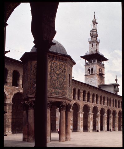 Az Omajjád mecset, más néven Damaszkuszi Nagy Mecset (fényképezés) alkotó: Islamic School