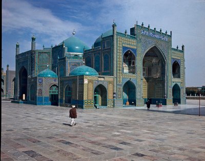 Kilátás a kék mecsetre (vagy Ali mecsetre) 12-15. század. alkotó: Islamic School