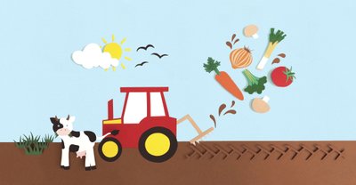 Farmyard, 2016 papír alkotó: Isobel Barber