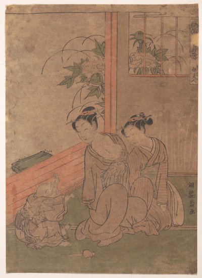 Tō asszony alkotó: Isoda Koryusai