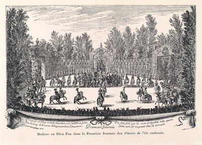 Moliere in God Pan, Illusztráció: "Les Plaisirs de l