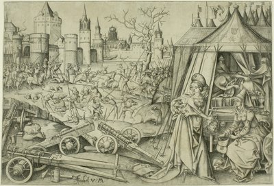 Judit, 1495 körül alkotó: Israhel van Meckenem