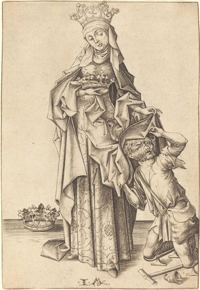 Türingiai Szent Erzsébet, Kr. e. 14751480. alkotó: Israhel van Meckenem