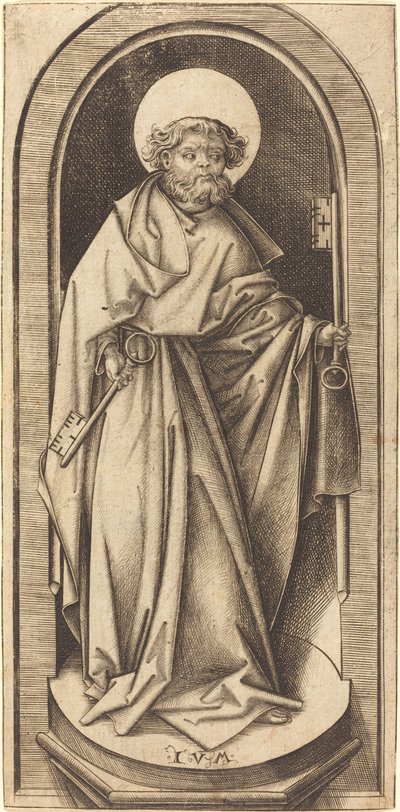 Szent Péter, c. 14901503. alkotó: Israhel van Meckenem