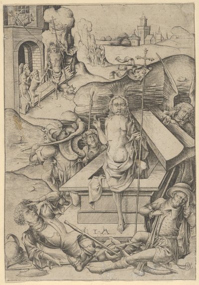 A feltámadás,.n.d. alkotó: Israhel van Meckenem
