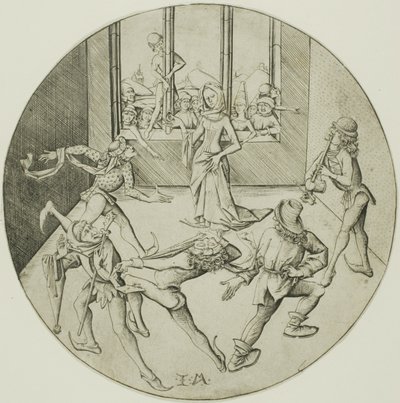 A Morris táncosok alkotó: Israhel van Meckenem the younger