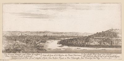 Kilátás Lyonra a karthauzi kolostorból Veue de Lyon de la Maison des Peres Chartreux (cím a tárgyon) alkotó: Israël Silvestre