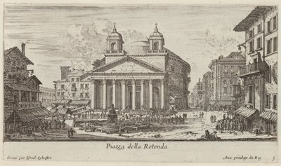 Piazza della Rotonda alkotó: Israël Silvestre