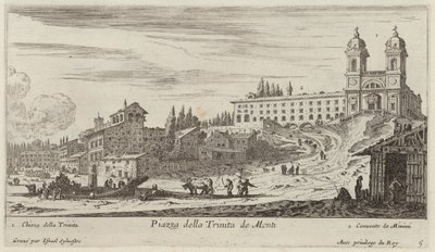Trinita de Monti tér alkotó: Israël Silvestre