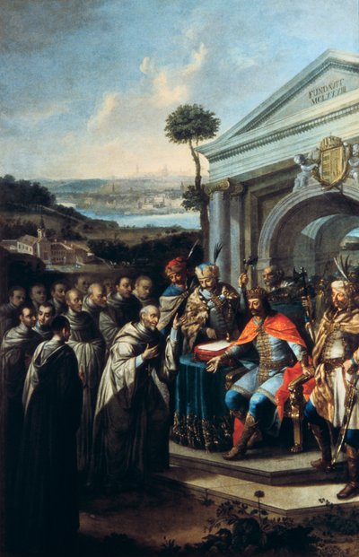 III. Béla 1183-ban alapította a szentgotthárdi ciszterci kolostort 1795-1796 alkotó: Istvan Dorfmeister