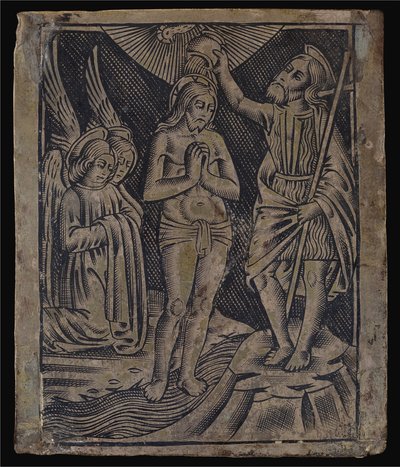 Krisztus keresztsége alkotó: Italian 16th Century