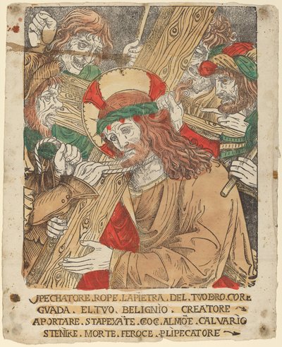 A keresztet hordozó Krisztus alkotó: Italian 16th Century