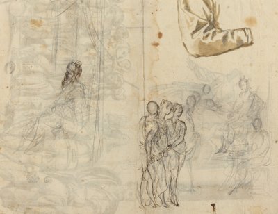Másolat egy történelmi festmény után Paolo Veronese köréből [recto] alkotó: Italian 16th Century
