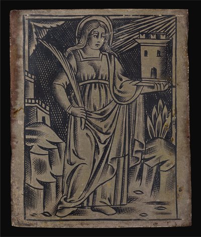 Szent Borbála alkotó: Italian 16th Century