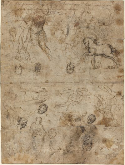 Tanulmányok lapja alkotó: Italian 16th Century