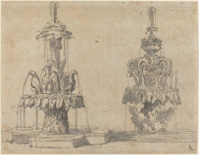 Két szökőkút alkotó: Italian 17th Century