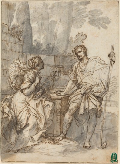 Lelkészi jelenet alkotó: Italian 18th Century