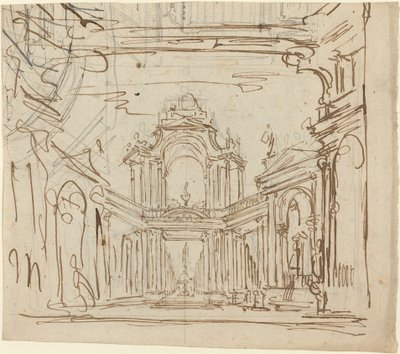 Színpadtervezés alkotó: Italian 18th Century