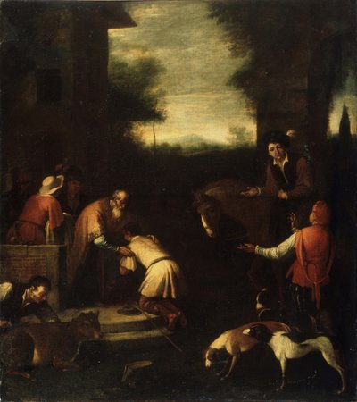 A tékozló fiú visszatérése, 17. század alkotó: Italian Master