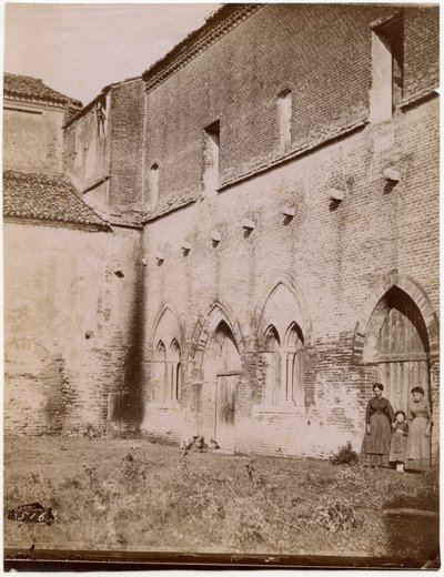 A kapituláris terem külseje, Pomposa apátság, Emilia-Romagna, Olaszország, Luigi Ricci, Ravenna fotója. alkotó: Italian Photographer