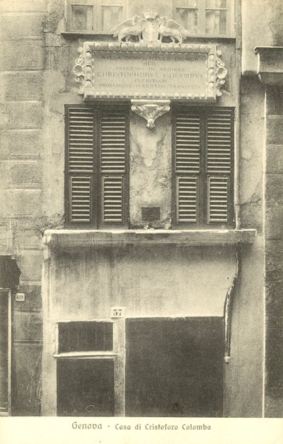 Genova, Olaszország, Kolumbusz Kristóf háza alkotó: Italian Photographer