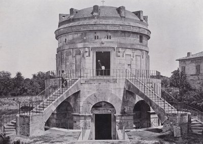 Olaszország: Theodorik sírja, Ravenna (f/w fotó) alkotó: Italian Photographer