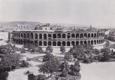 Olaszország: Verona, a római aréna (f/w fotó) alkotó: Italian Photographer