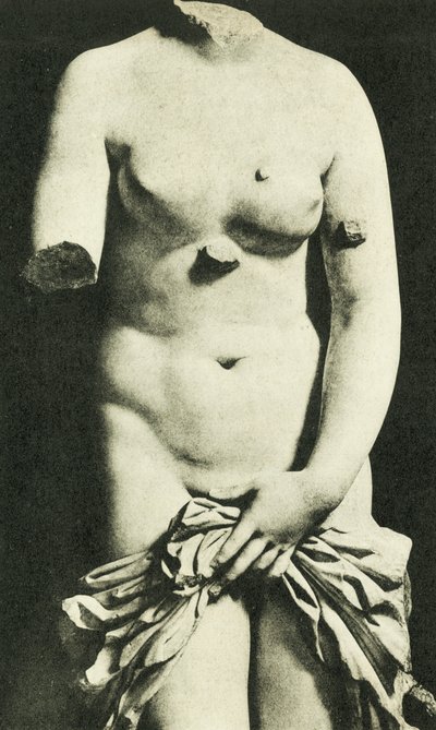 Múzeum, A szirakuszai Vénusz, Kr. e. 3. század Credesis (fekete-fehér fotó) alkotó: Italian Photographer