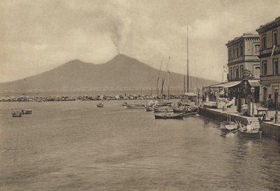Nápoly: S Lucia Col Vesuvio (f/w fotó) alkotó: Italian Photographer