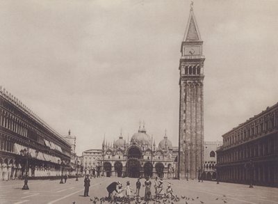 Piazza S Marco (f/w fotó) alkotó: Italian Photographer