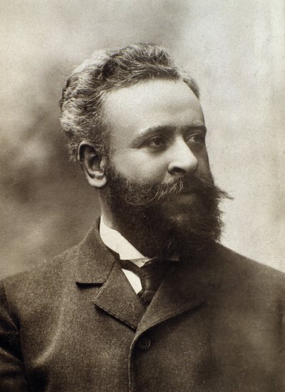 Alberto Franchetti (1860-1942) olasz zeneszerző portréja alkotó: Italian Photographer