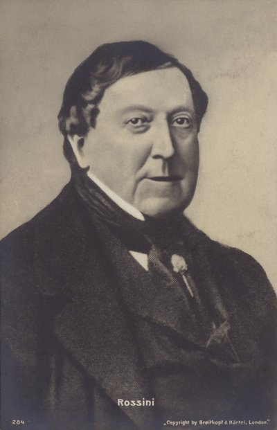 Gioachino Rossini portréja alkotó: Italian Photographer