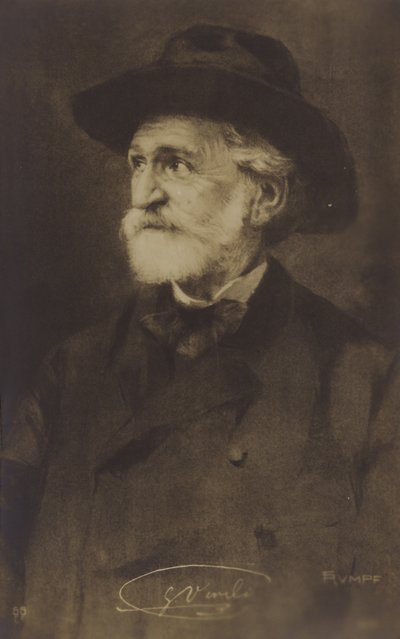 Giuseppe Verdi portréja alkotó: Italian Photographer