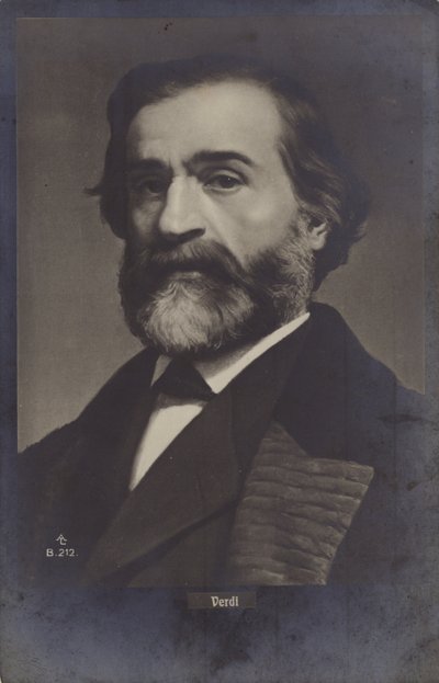 Giuseppe Verdi portréja alkotó: Italian Photographer