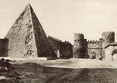 Caius Cestius piramisa alkotó: Italian Photographer