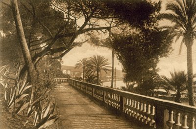 San Remo, Giardini (f/w fotó) alkotó: Italian Photographer