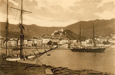 San Remo, Il Porto (f/w fotó) alkotó: Italian Photographer