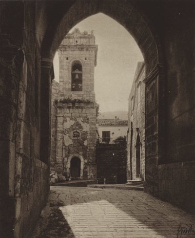 Szicília / Szicília: Le Madonie, Petralia (fekete-fehér fotó) alkotó: Italian Photographer