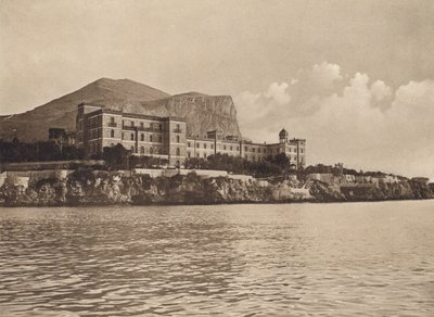 Szicília / Szicília: Villa Igea (fekete-fehér fotó) alkotó: Italian Photographer