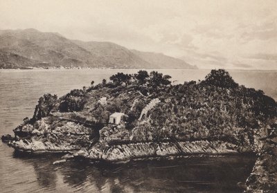 Taormina, Isola S Nicola (fekete-fehér fotó) alkotó: Italian Photographer