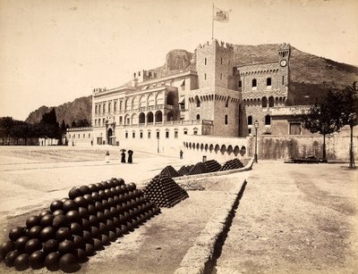 A hercegi palota Montecarlóban, a Monacói Hercegségben alkotó: Italian Photographer