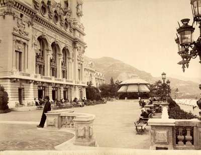A tengerparti terasz a Monte Carlo kaszinó közelében, Monacóban alkotó: Italian Photographer