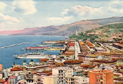 Trieszt: Trieste: Panoráma (színes fotó) alkotó: Italian Photographer