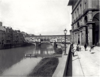 Ponte Vecchio és az Uffizi homlokzata alkotó: Italian Photographer Italian Photographer