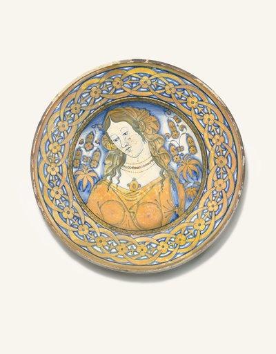 Egy Deruta Bella Donna töltő, 1500-30 körül alkotó: Italian School