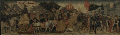 A Triumph, 1450 körül (tempera a panelen) alkotó: Italian School