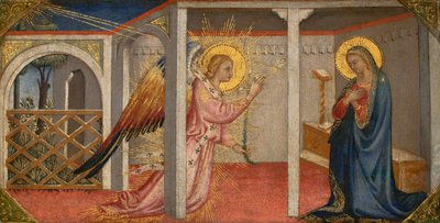 Angyali üdvözlet, Firenze, 15. század eleje-közepe (tempera a panelen) alkotó: Italian School